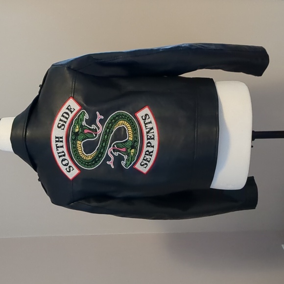 RIVERDALE "Southside Serpents" Faux Leather Jacket - XL - Picture 2 of 7